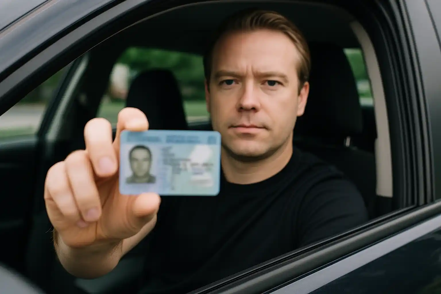 Person holding Ontario drivers licence